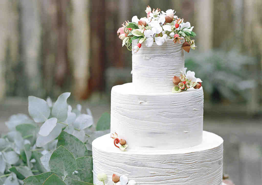 Свадебный торт минимализм