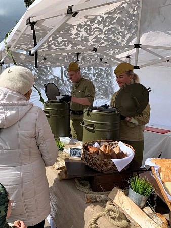 Полевая кухня на 500 персон на 9 мая