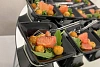 Закуска из рыбы и сырного шарика для фуршета на корпоратив