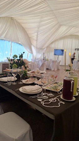 Свадебный банкет в Усадьбе Середниково 48 персон