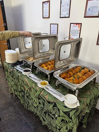 Полевая кухня на 23 февраля на 90 персон в офис