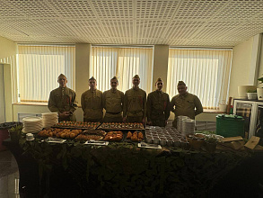 Полевая кухня на 23 февраля на 90 персон в офис