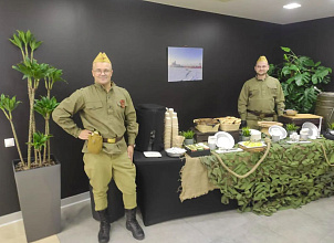 Полевая кухня на 100 персон к 23 февраля Росатом