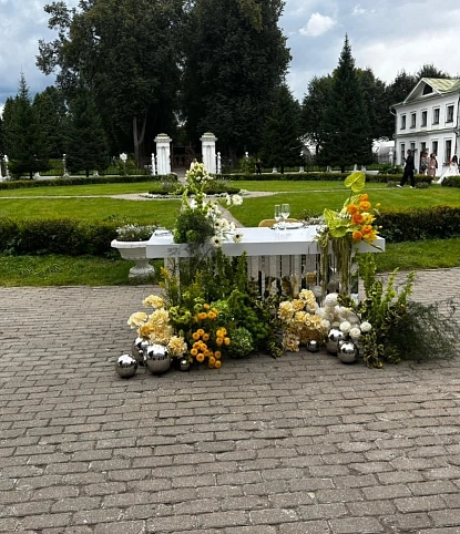 Свадебный банкет и welcome на 41 персону в Усадьбе Середниково