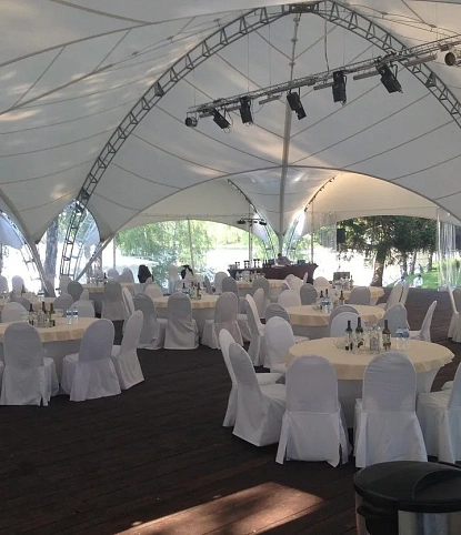 Корпоратив на берегу водохранилища