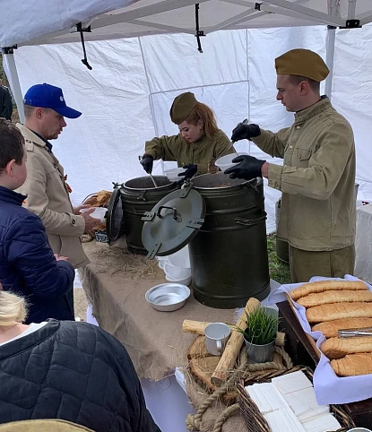 Полевая кухня на 500 персон на 9 мая