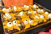 Рыжая глазастая панна-котта на Halloween