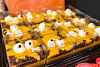 Рыжая глазастая панна-котта на Halloween