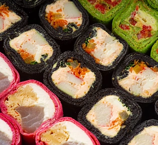 Блинный квинтет с ассорти начинок