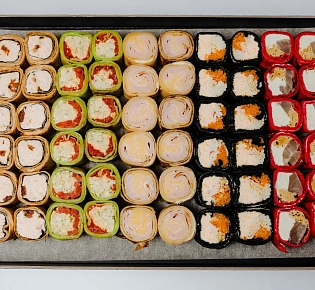 Блинный квинтет с ассорти начинок