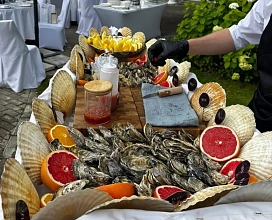 Банкет и welcome зона в Усадьбе Середниково на 90 персон