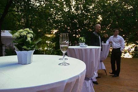 White birthday party