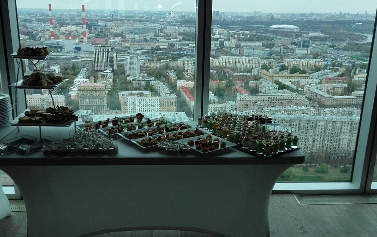 Мероприятие для партнеров компании "Bayer" на 43 этаже башни "Империя"